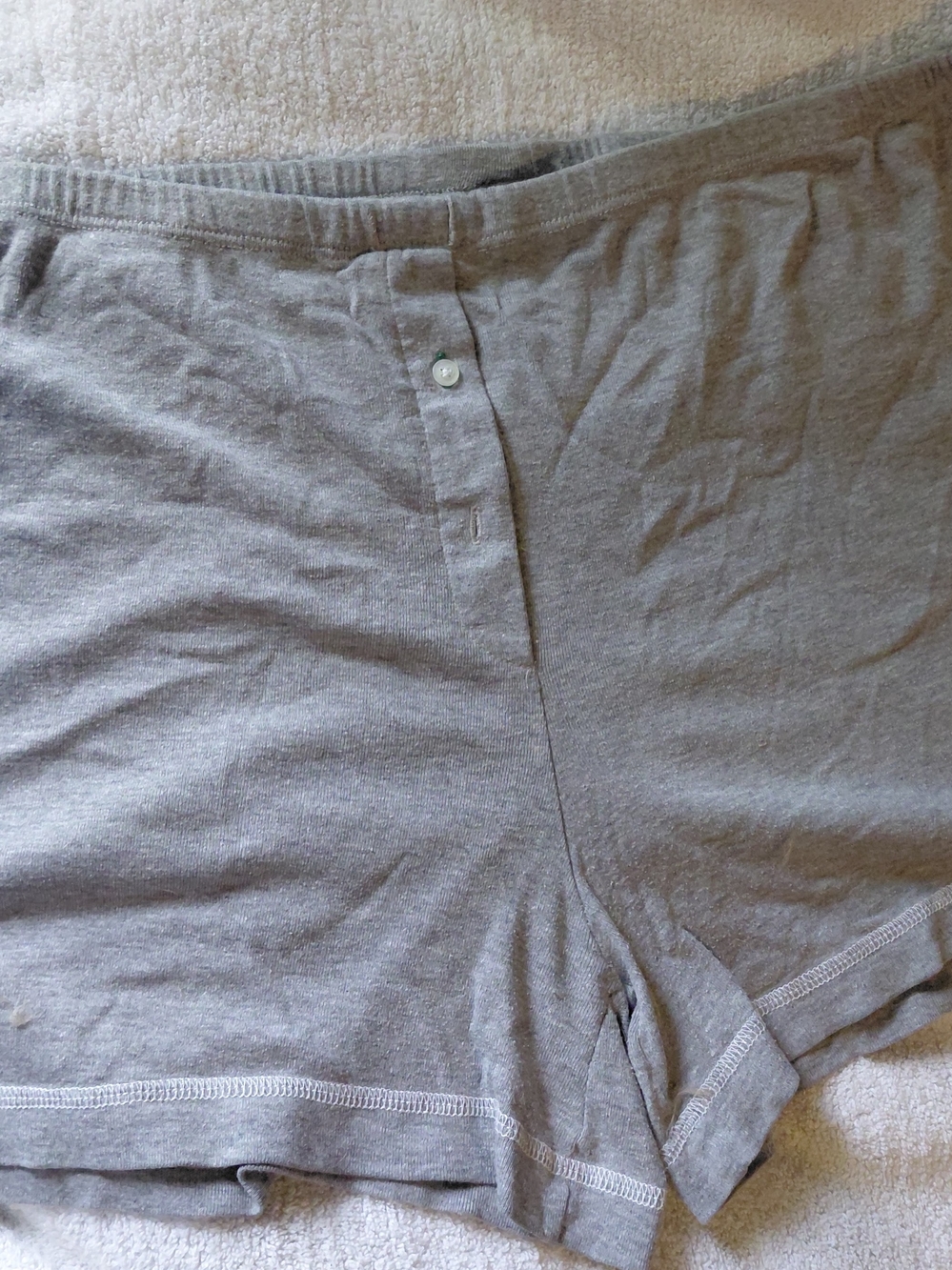 Tommy Hilfiger Women's Gray Lounge Boxer Shorts L